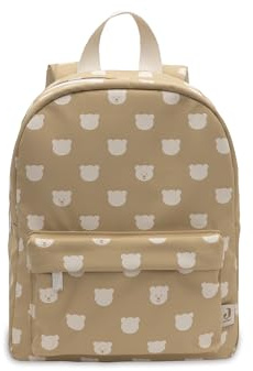 Jollein Kinderrucksack Bär – Teddy Bear – Rucksack Kinder – Wasserabweisend & Leicht – Rucksack Kindergarten – Auch Ideal Für Kita, Ausflüge & Alltag – Verstellbare Gurte – Mit Fach für Trinkflasche