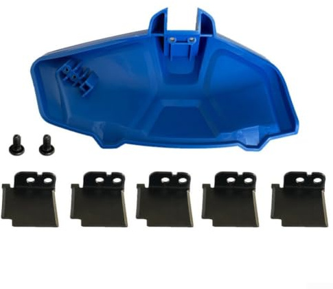 HEBEOT Cord Trimmer Guard Plate Baffle for 24V 124-03 KST 2224B-03 1124B-03 Lawn Mower Accessories Debris Shield for Safe Cutting(Baffle+5PCS)