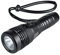 Seac Sub R3 Scuba Tauchlampe, 1 LED, 400 Lumen, über Micro-USB aufladbar, Schwarz