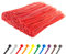 Gocableties Kabelbinder 1000 Stück Rot, 200 mm x 4,8 mm mit 22,2 kg Zugfestigkeit, UV Beständig Set