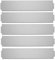 UISEBRT 50x Rasenkante Verzinkt 100x15cm Metall Beetumrandung Mähkante Palisade 50m (Länge 50m - Höhe 15cm)