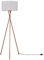 MiniSun | Modern Copper Metal Tripod Floor Lamp with a Pale Grey Shade | Floor Lamps & Torchieres, Home Décor, Improvement & Lifestyle Essential