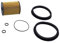 TAKPART Kraftstofffilter Kraftstofffiltersatz mit O-Dichtungen im Tank für Mini Cooper R50 R52 S R53 2002–2008 16146757196