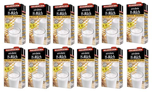 12x a 1l Naarmann H-Milch entrahmt0.3% Ein-Dreh-Verschluss