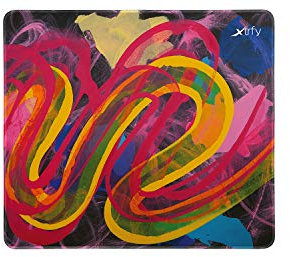 Xtrfy GP4, Grand Tapis de Souris, (460 x 400 x 4 mm), une Glisse Sans Effort avec un Contrôle Parfait de la Souris, Antidérapant, Lavable en Machine, Street Pink Edition