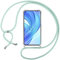 INGE Handykette Kompatibel mit Xiaomi Mi 11 Lite, Handyhülle für Xiaomi Mi 11 Lite Hülle Transparent Silikon Hülle mit Einstellbar Kordel zum Umhängen, Stoßfest, Rundumschutz - Grün