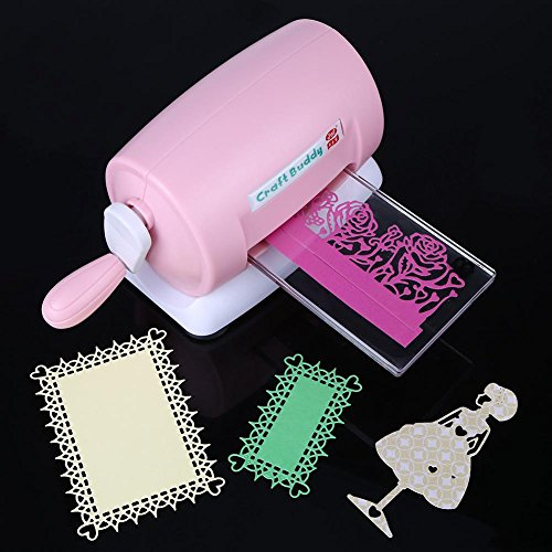 WANGQI Mini Stanz Und Prägemaschine Stanzmaschine DIY Kunststoff Papier Schneideprägung Maschine Handwerk Scrapbook Album Cutter for Karten Machen Handwerk Und Scrapbooking