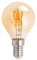 McShine - LED-Leuchtmittel Filament Tropfenlampe | Retro | LED Edison Vintage Glühbirne E14, warmweiß, 2200K, E14, 1W, 90lm, Nostalgie Beleuchtung goldenes Glas