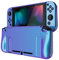 PlayVital Cover Grip per Nintendo Switch Joycon Console,Custodia Protettiva Copertura Rigida Ergonomica per Nintendo Switch Controller-Camaleonte Viola Blu