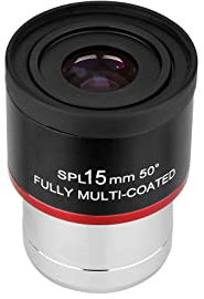 Svbony SV207 Teleskop Okular, 1,25” Plössl Okular 15mm 50° Sichtfeld, Hohe Bildschärfe FMC Teleskoplinse für Mond Deep Sky Objekte Planetenbeobachtung