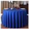 CIEEIN CIEHT Tischdecke Schreibtisch Tischtuch Tischwäsche Couchtisch Küchentischabdeckung Party Hochzeit Tafeltuch Rund Dunkel Blau B 240cm