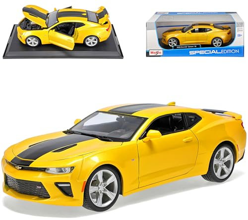 Chevrolet Camaro Coupe Gelb Bumble Bee Transformers 6. Generation Ab 2015 1/18 Modell Auto