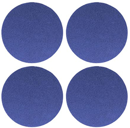 perfk 4 Mop-Ersatzpads Pads für elektrische Rotationsmop Scrubber Mops, Blau