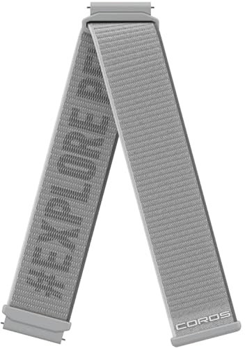 COROS APEX Pro/APEX 2 Pro Sport Uhrenarmband 22 mm (Grau Nylon)