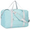 Narwey Handgepäck Tasche für Flugzeug 55x40x20cm/45x36x20cm Faltbare Reisetasche Overnight Weekend Damen Handgepäck Sporttasche Koffer 25L(Minzgrün)