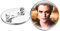 Broche Twilight Movie Bella Edward Jacob Renesmee Personnage Cosplay Épinglettes pour Vêtements Cabochon en Verre Décoration de Sac, Laiton