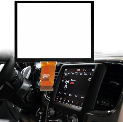 21,3 cm (8,4 Zoll) Uconnect Touchscreen 4C UAQ LCD Monitor Radio Navigation Kompatibel mit Dodge Ram Chrysler Ladegerät Jeep Cherokee Wrangler Gladiator Compass 2017-2022 Ersetzen # LA084X01(SL)(02)