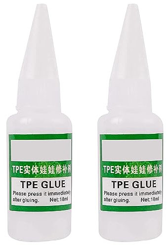Trjgtas Colle Liquide TPE en Silicone, Transparente, 20 Ml 2 Pièce