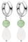 PURELEI® Clear Quartz Ohrringe (Silber) – Damenohrringe aus langlebigem Edelstahl – Wasserfeste Ohrringe Damen – 44,5 mm Länge – Modeschmuck für deinen individuellen Look