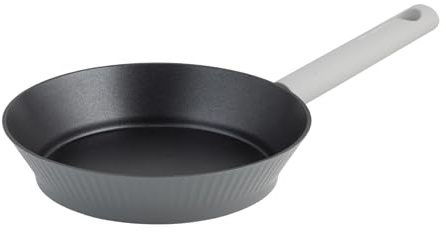 FLORINA Aluminium Bratpfanne Serrano 20 cm I Mit Soft Touch Griffen I Leichte und robuste I Antihaftbeschichtung I Gestreifte Struktur | Pfanne mit elegantem Design