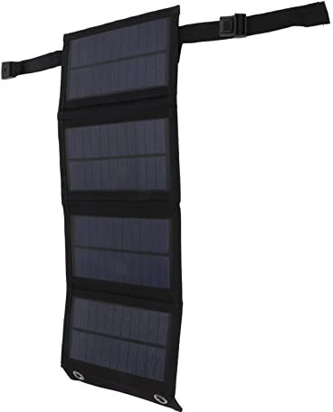 Chargeur de Batterie Mobile, Chargeur de Batterie Portable à Panneau Solaire 20 W 5 V, pour L'extérieur et L'intérieur