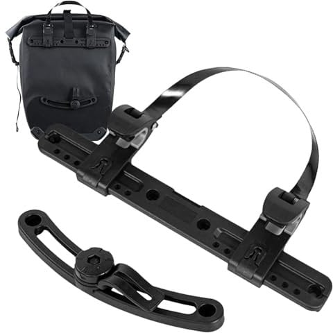 Humdcdy Fahrrad Seitenschnalle, Um 360 Grad Verstellbare Drehbare Fahrradtasche, Feste Schnalle Seitliche Schnalle Tragbare Fahrrad Seitentaschen Hakenschnalle Für Fahrradtaschen Gepäckträgertaschen