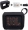 xcivi Silicone Cover Case for JBL Go 4 Ultra Portable Bluetooth Speaker，Bluetooth Speaker Protective Soft Skin for JBL Go 4, Bluetooth Speaker Accessories (Only Case) (Black)