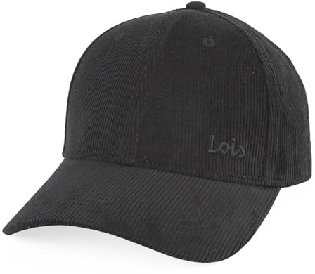 Lois - Gorras Hombre con diseño Moderno para el Verano Estilo Gorra Beisbol Hombre, cómodas, Ajustables y Transpirables Tipo Gorra Trucker Hombre, Negro