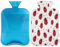 Bouillotte avec housse - Motif coccinelle mignonne - 2 l - Pour soulager la douleur du cou et des épaules, des mains et des pieds - Compresse chaude et froide