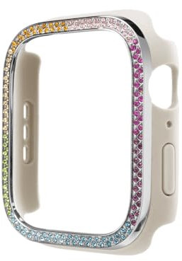 CASETiFY Custodia per orologio compatibile con Apple Watch Serie 7-9, 45 mm, arcobaleno