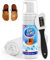 Jevvu Suede Cleaner, Suede and Nubuck Shoe Cleaning Kit with Brush, Removes Dirt and Stain, Gentle Cleaning for Canvas, Nubuk, Suede, Leather, Sneaker
