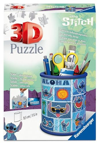 Ravensburger - Puzzle 3D Disney Stitch, Portalapices