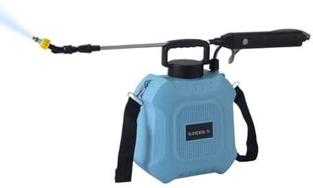Pulverizador eléctrico de mochila – Pulverizador de presión portátil recargable por USB-C con 3 boquillas | Pulverizador de jardín para, fertilizantes y herbicidas, herramienta para el cuidado del
