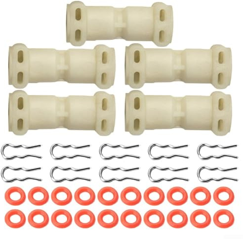 Wasser-Thermoblock-Anschluss-Set, Wasserschlauch, Dichtung und Klemmring, für Kaffeevollautomaten (I Form)