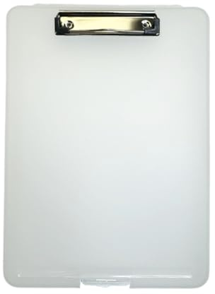 Janrax A4 Clear Clipboard Box File - Storage Filing Case