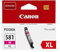 Canon Originaltinte CLI-581XL M, Größe XL, Magenta, Recyclebare Verpackung