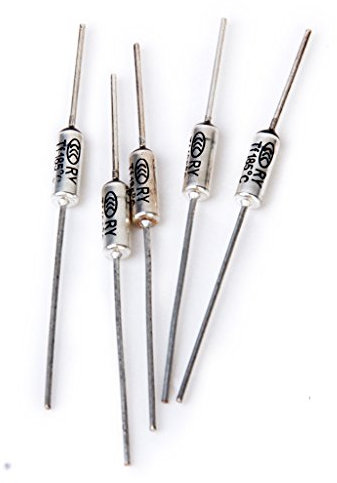 Homyl 5pcs 250V 10A 185 ℃ Fusible De Temperatura De Olla Arrocera Eléctrica, Fusible Térmico