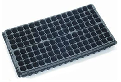 Bandeja semillero para Germinación / Esqueje Jiffy Block - 128 Alveólos (54x28cm)