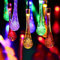 EONANT Solar String Lichter im Freien wasserdicht, 20 Fuß 30 LED Wassertropfen Solar Fee Lichter 8 Modi, Patio Garten Party Veranda Weihnachtsdekoration(Multicolor)