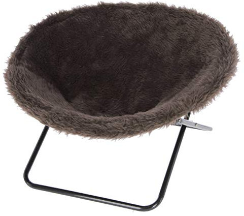 Kerbl Liegemulde Sharon, Katzenliege, 50 cm Durchmesser, 1 Stück (1er Pack), braun