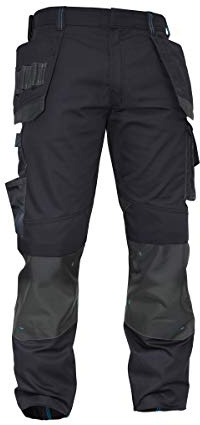 DASSY® Magnetic Arbeitshose mit Holstertaschen und Kniepolstertaschen - Größe 52 - NACHTBLAU/ANTHRAZITGRAU