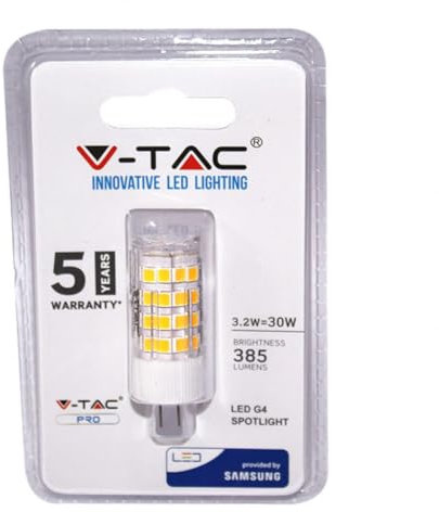 Lampadina LED G4 3,2W, Bulb Chip Samsung, Luce Naturale 4000K