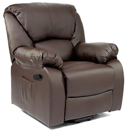 ECODE® Relaxsessel mit Verstellbarer Rückenlehne - Elektrischer Sessel mit Massage und Lendenwärme - Stressless Elektrische Sessel Ideal für Senioren - Relaxsessel mit Massagesystem