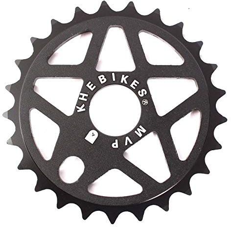 KHEbikes KHE BMX Kettenblatt 25 Zähne 7005 Aluminium matt schwarz Dicke 5mm CNC nur 54g