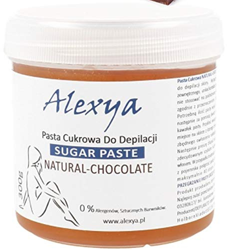 ALEXYA Natural Chocolate Sugar Paste Hair Removal Depilation Sugaring Wax 300g