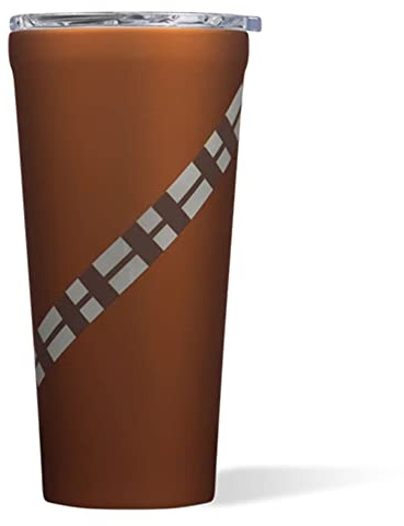 Corkcicle Disney Star Wars Stainless Steel Travel Mug - Triple Insulated BPA Free - Keeps Drinks Cold for 9 Hours and Hot for 3 Hours, 16 oz, Chewbacca