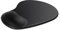 Gel Mauspad ergonomische Handgelenkauflage - Office Komfort Mousepad - Handgelenkpolster Handauflage - Gelkissen Gelpolster - Maus und Tastatur - für Computer Laptop Notebook - Schwarz