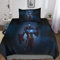 ELGISI Iron Man Duvet Cover with Pillowcases 3D Bedding Set with Zipper Closure Unique Anime Comforter Cover Design Anti-allergic Quilt Cover Single（135x200cm）