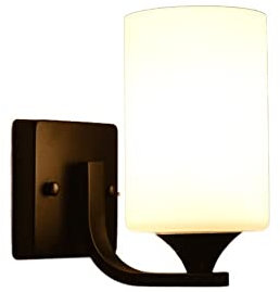 MOBYAT LED Warm White Glass Wrought Iron 3W Wall Hanging Wall lamp Creative European Fashion Garden Modern Wall lamp Indoor Energy Saving Children Bed lamp/bar/Stair Light/Living Room lamp Styli