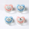 Schnuller personalisiert mit Motiv und Name rosa oder blau Gravur 15 verschiedene Kindermotive nip Babyschnuller Geschenk Geburt BPA frei (2 Stk. Blau)